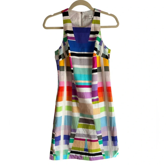 NWOT TRINA TURK COLORBLOCK DRESS - Picture 1 of 4